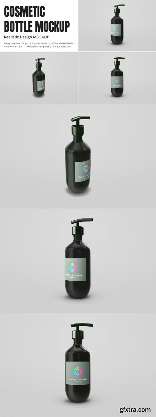 Cosmetic Bottle Mockups