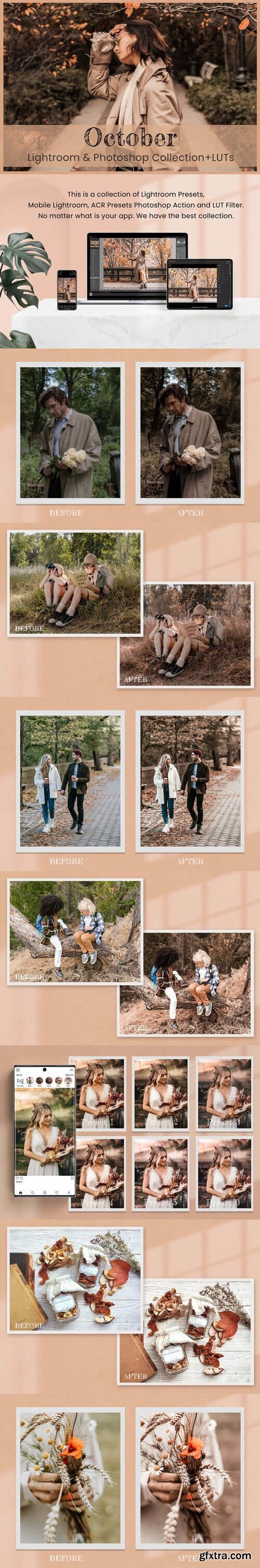 CreativeMarket - 8 October Lightroom Presets 10268702