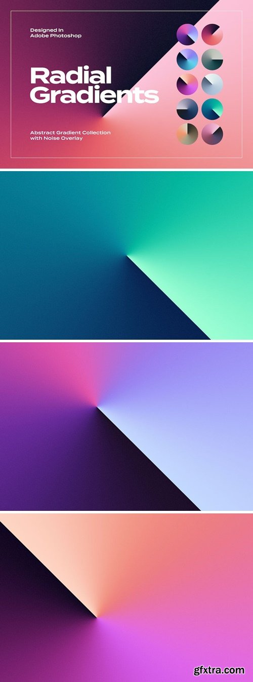 10 Radial Gradients Backgrounds N5ZJUTB