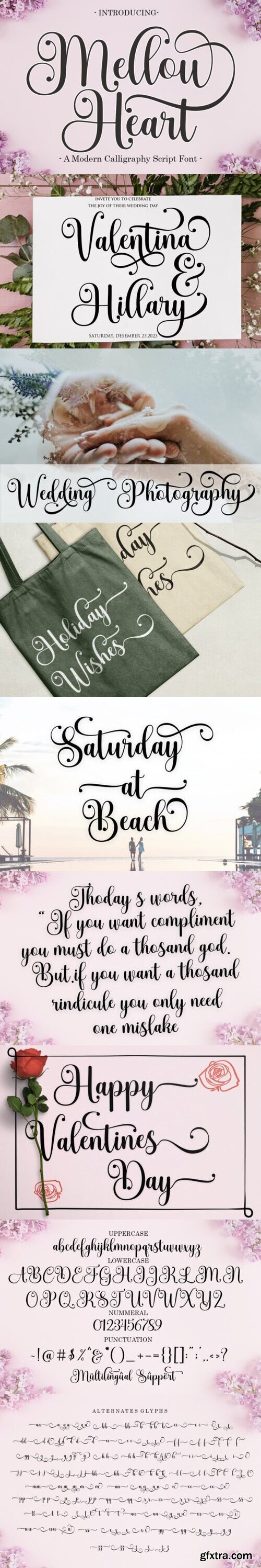 Mellow Heart Font