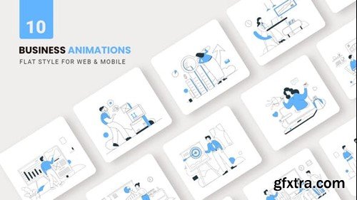 Videohive Business Maketing Animations - Flat Concept 40184729