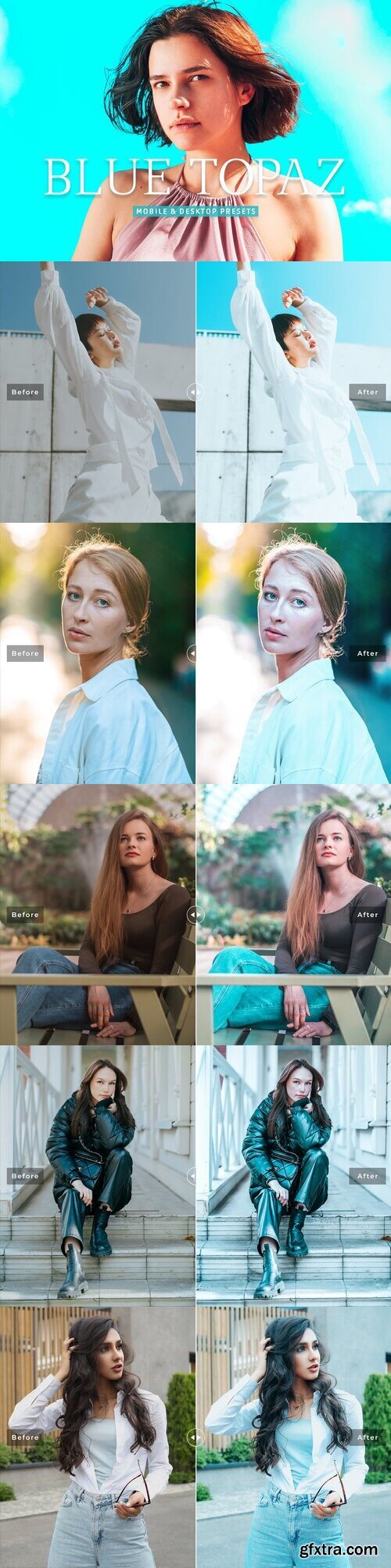 CreativeMarket - Blue Topaz Pro Lightroom Presets 10277028