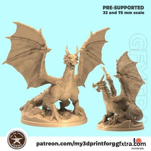 My3DPrintForge - The Ancient Dragon 3D Print