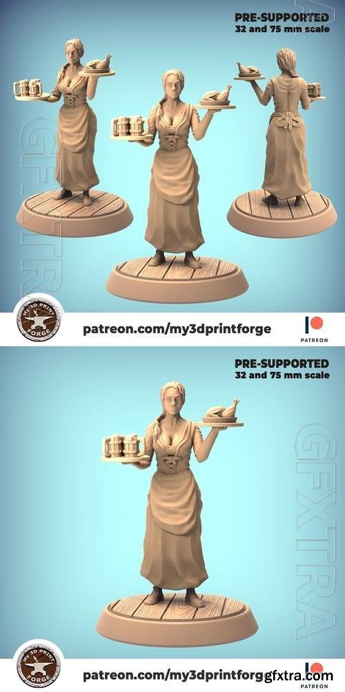 My3DPrintForge - Barmaid 3D Print