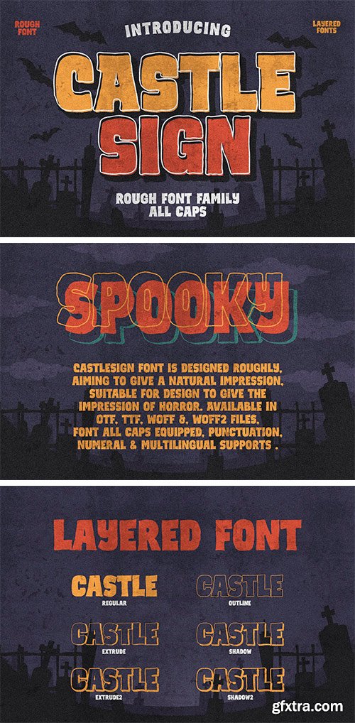 Castlesign Rough Font