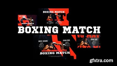 Videohive Boxing Sport Screen 40082337