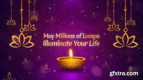 Videohive Diwali Greetings Titles 40208307