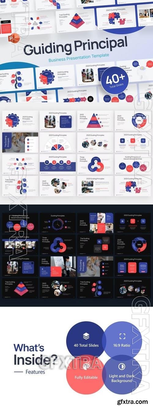 Guiding Principal Professional PowerPoint Template QGVNFU9