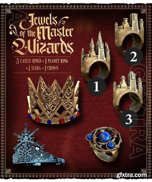 Raging Heroes Xmas - Jewels of the Master Wizards 3D Print