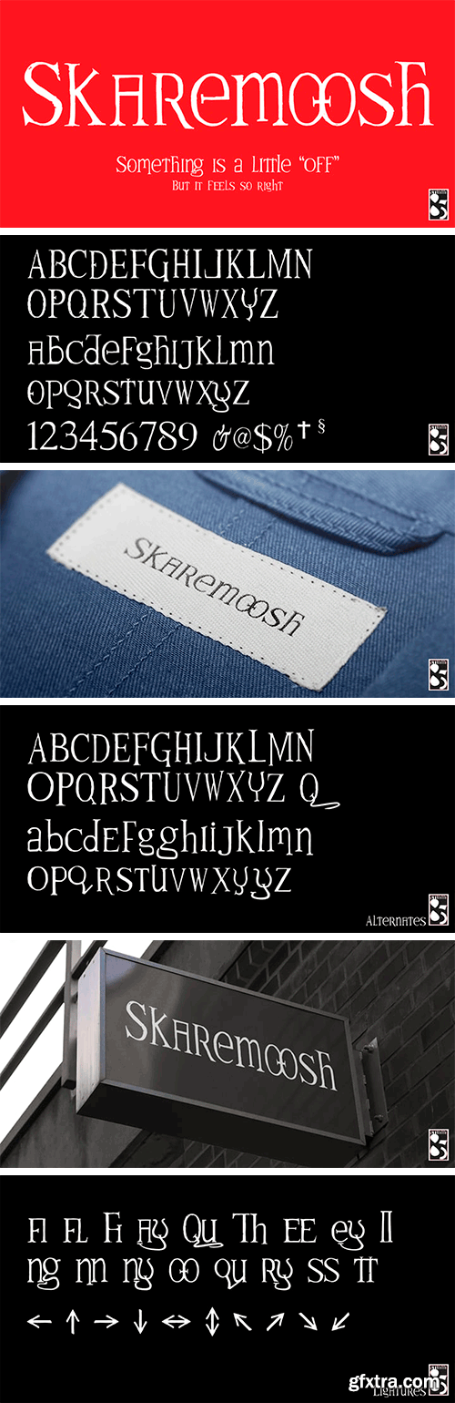 Skaremoosh Font