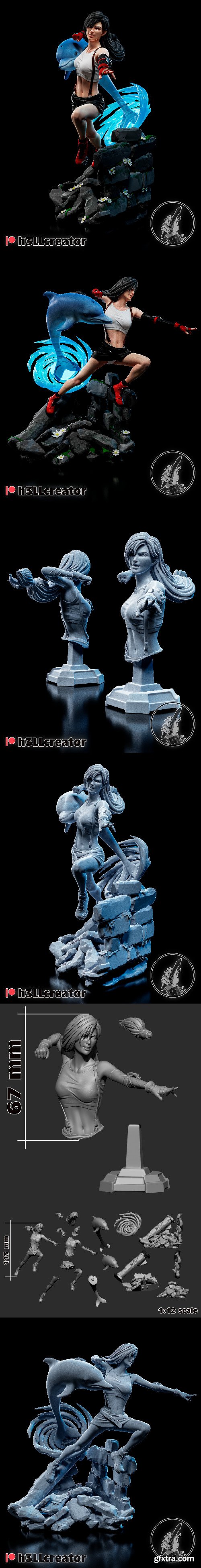 Tifa - H3LL Creator – 3D Print