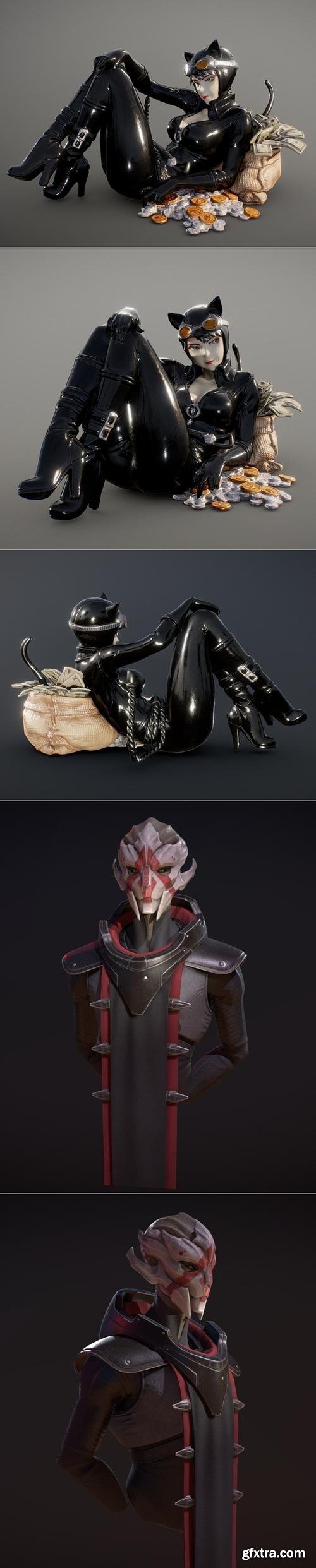 Catwoman Returns and Turian Inquisitorius – 3D Print