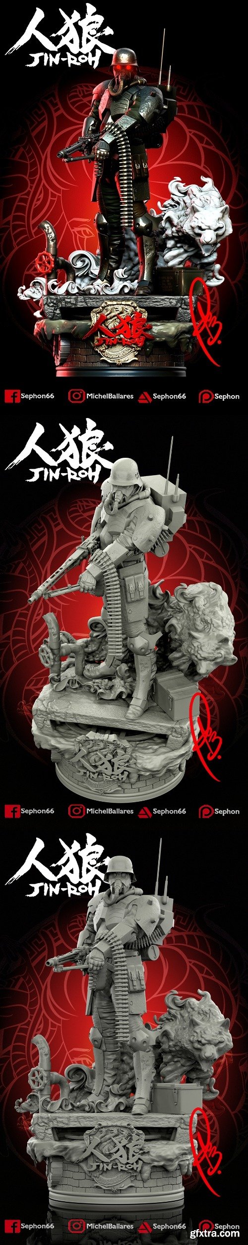 Jin Roh by Creative Geek MB – 3D Print