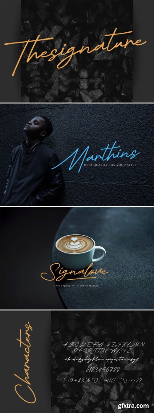 Thesignature - Modern Signature Font