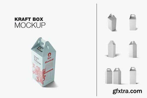 Box with Handles Mockup THXFAUG