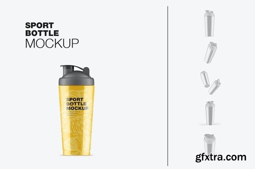 Gym Sport Bottle Mockup FSAF55A