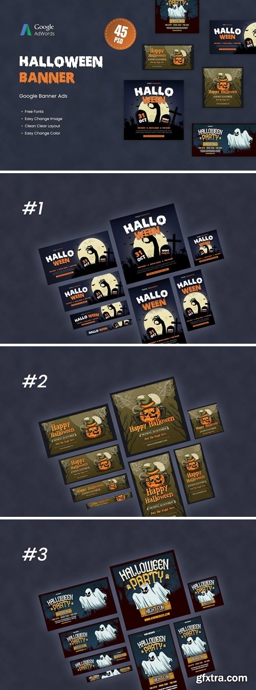 Halloween Banner Ads T9ZYQA2