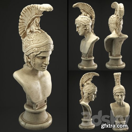 Bust Ares sculpture