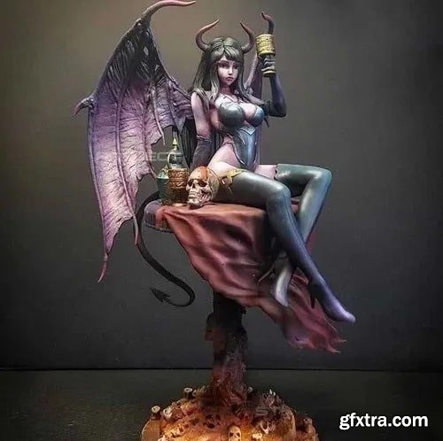 Sexy Succubus - 3D Print Model