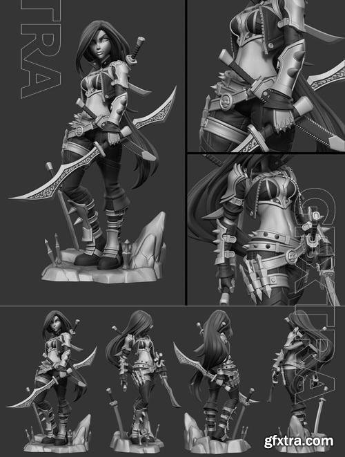 League of Legends - Katarina 3D Print