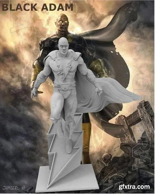 Black Adam The Rock 3D Print