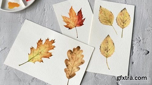 Painting Autumn Leaves in Watercolor : A Step-by-Step Approach