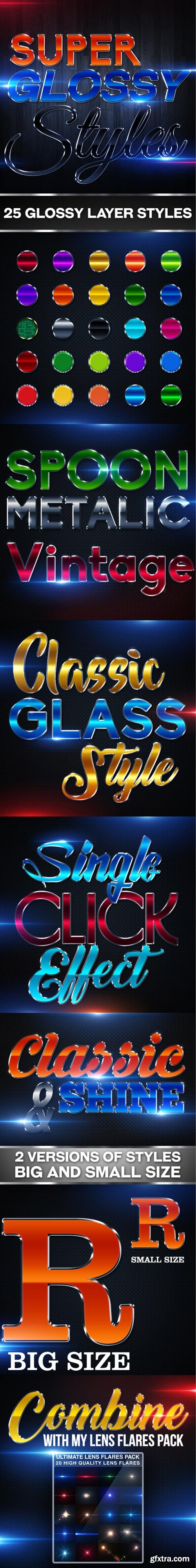 Photoshop Glossy Styles