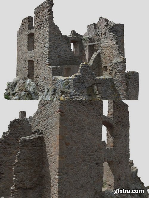 Castle Ruins PBR Scan 3D Model