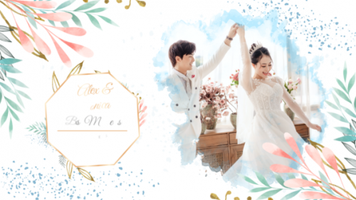 Videohive - Ink Romantic Wedding Slideshow (MOGRT) - 40101108 - 40101108