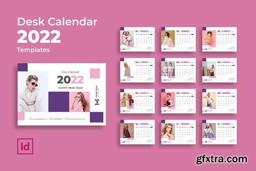 Desk Calendar 2022 6UDV75P