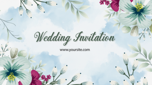 Videohive - Romantic Wedding Invitation (MOGRT) - 40188020 - 40188020