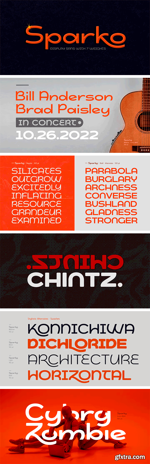 Sparko Font Family