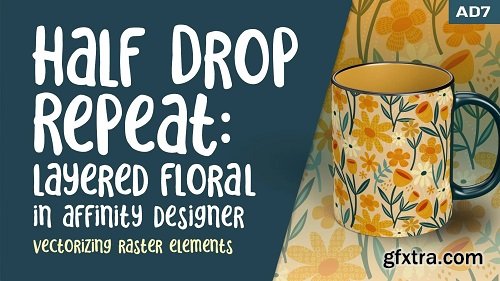 AD 7 Create a Half-Drop Repeat in Affinity Designer - Using Procreate and Affinity Designe