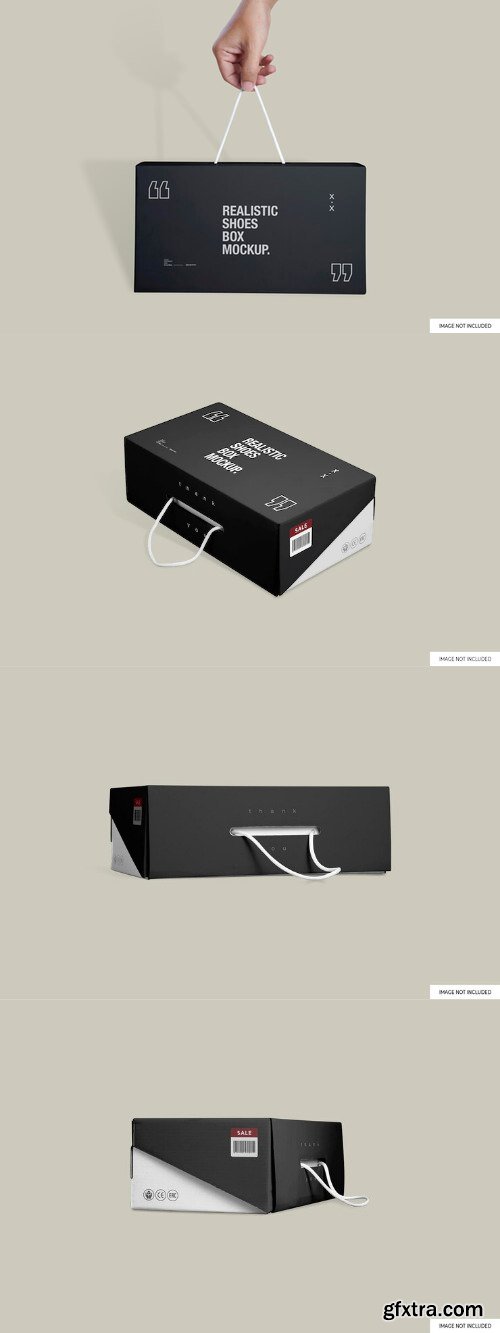 Shoes box mockup