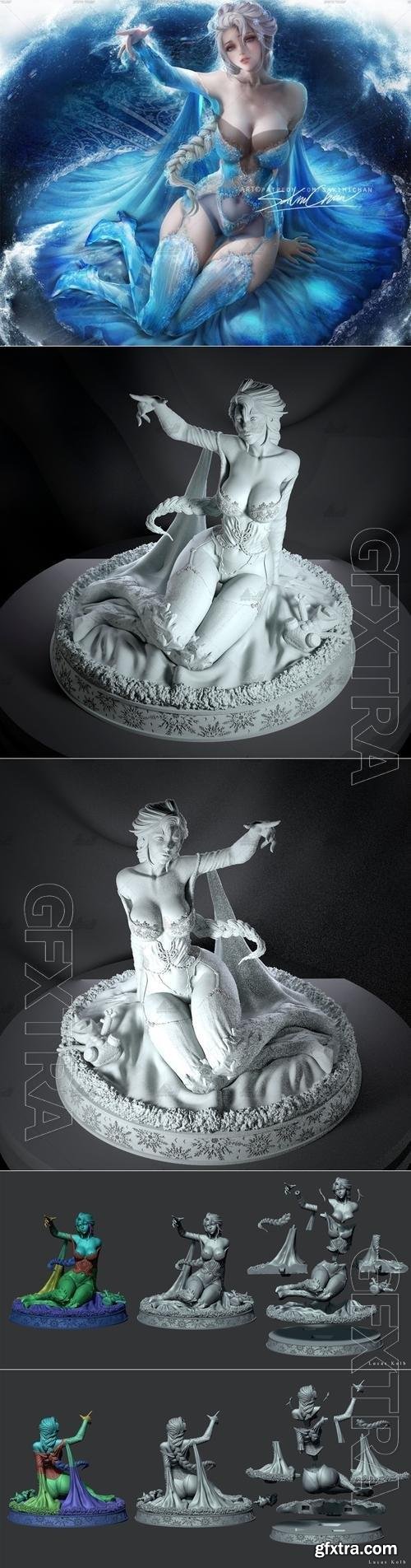 Frozen Elsa 3D Print