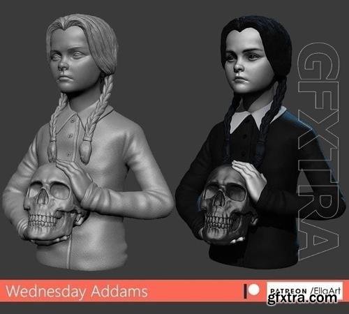 Wednesday Addams Addams Family Values 3D Print