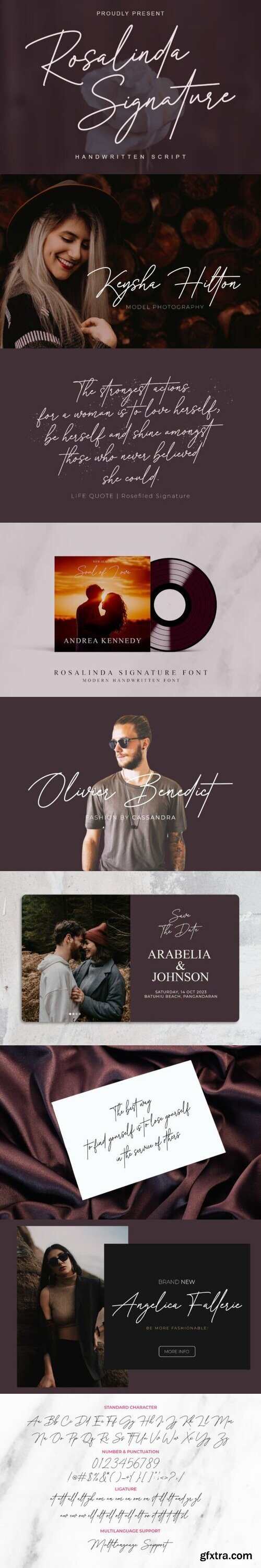 Rosalinda Signature Font