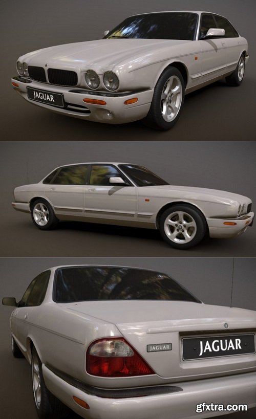 2000 Jaguar XJ Sport (X308 XJ8) 3D Model