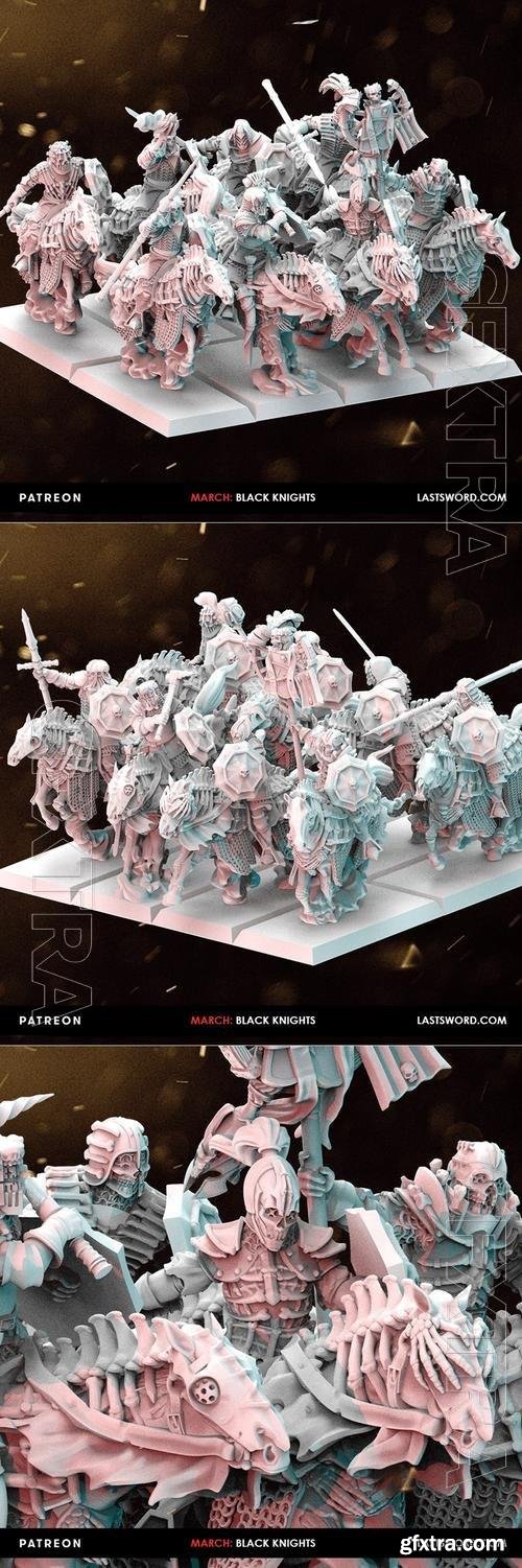 Last Sword Miniatures - Black Knights 3D Print