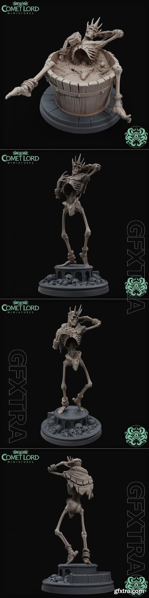 Comet Lord Miniatures - Stupid Sexy Lich 3D Print