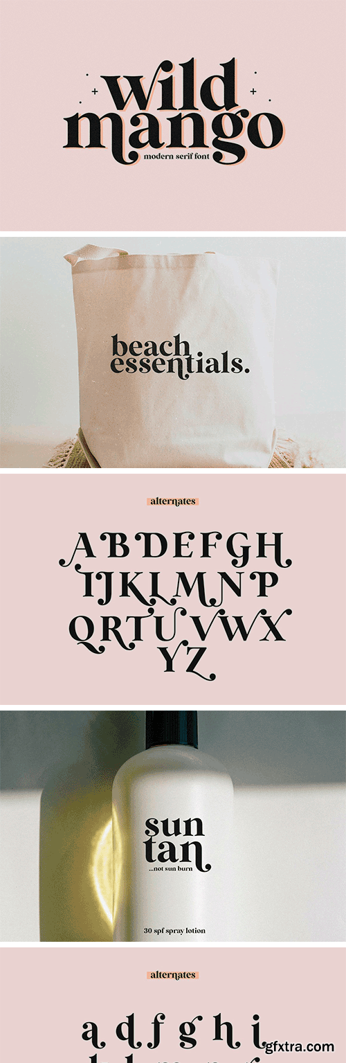 Wild Mango - Modern Serif Font