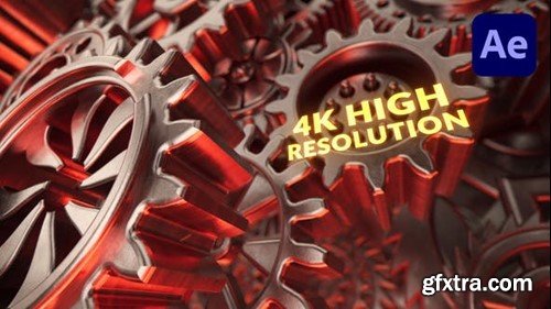 Videohive Gears Mechanical Logo Intro 40307998