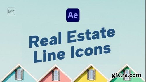 Videohive Real Estate Line Icons For After Effects 40306874