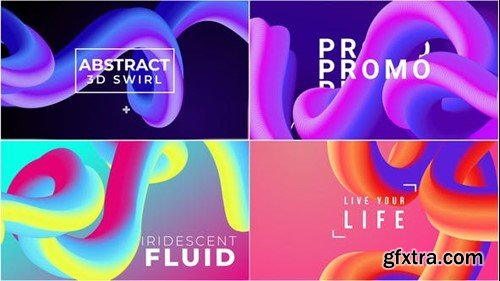 Videohive 3D Swirl Abstract Titles 40115863