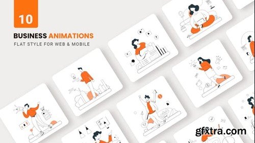 Videohive Business Animations - Flat Concept 40235005