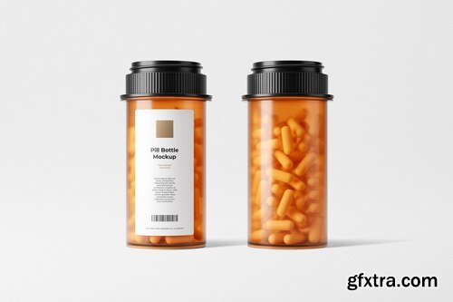 Pill bottle mockup