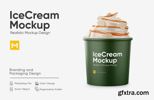 Ice cream mockup