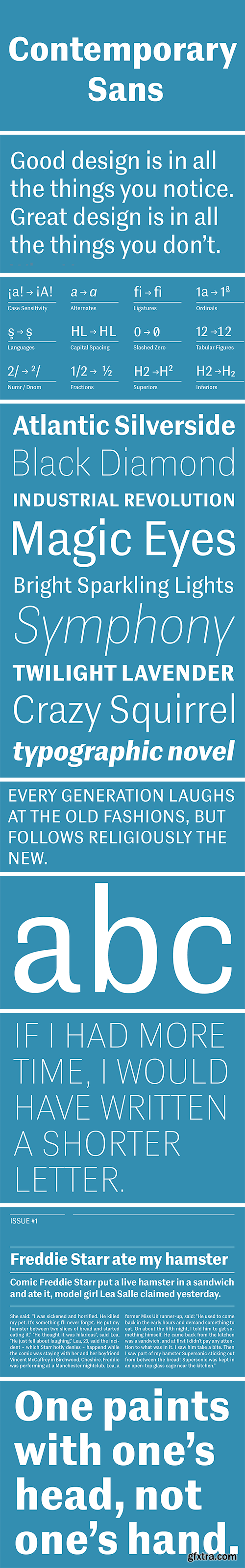 Contemporary Sans Font Family