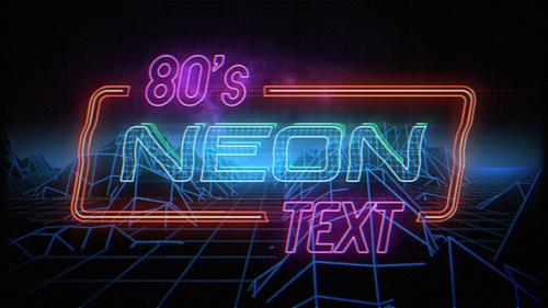 Videohive - Retro Neon Titles - 23198662 - 23198662