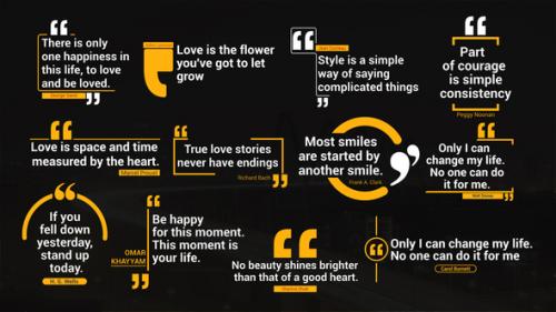 Videohive - Quotes Titles Pack - 40295230 - 40295230